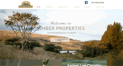 Desktop Screenshot of amberproperties.co.za